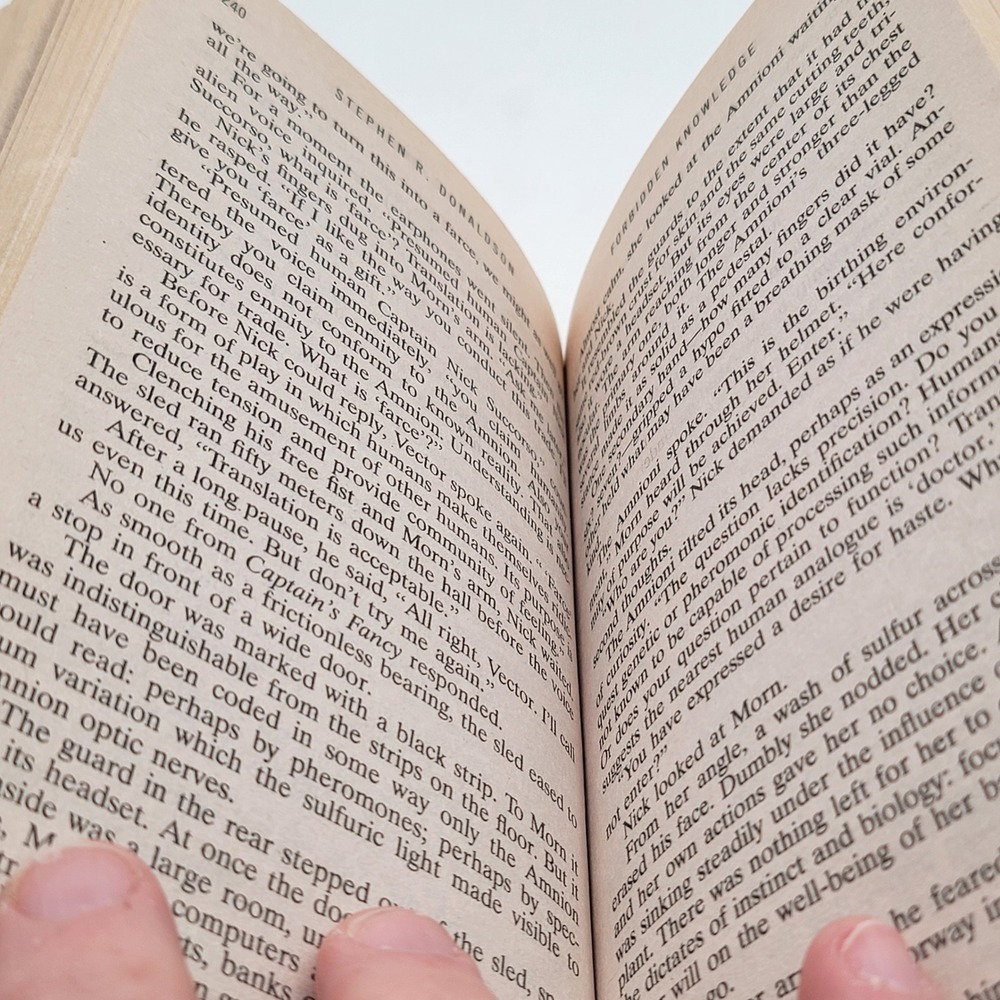 Stephen R. Donaldson Forbidden Knowledge & Power That Preserves Paperbacks Good - Picture 9 of 11